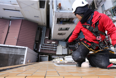 ロープアクセス画像